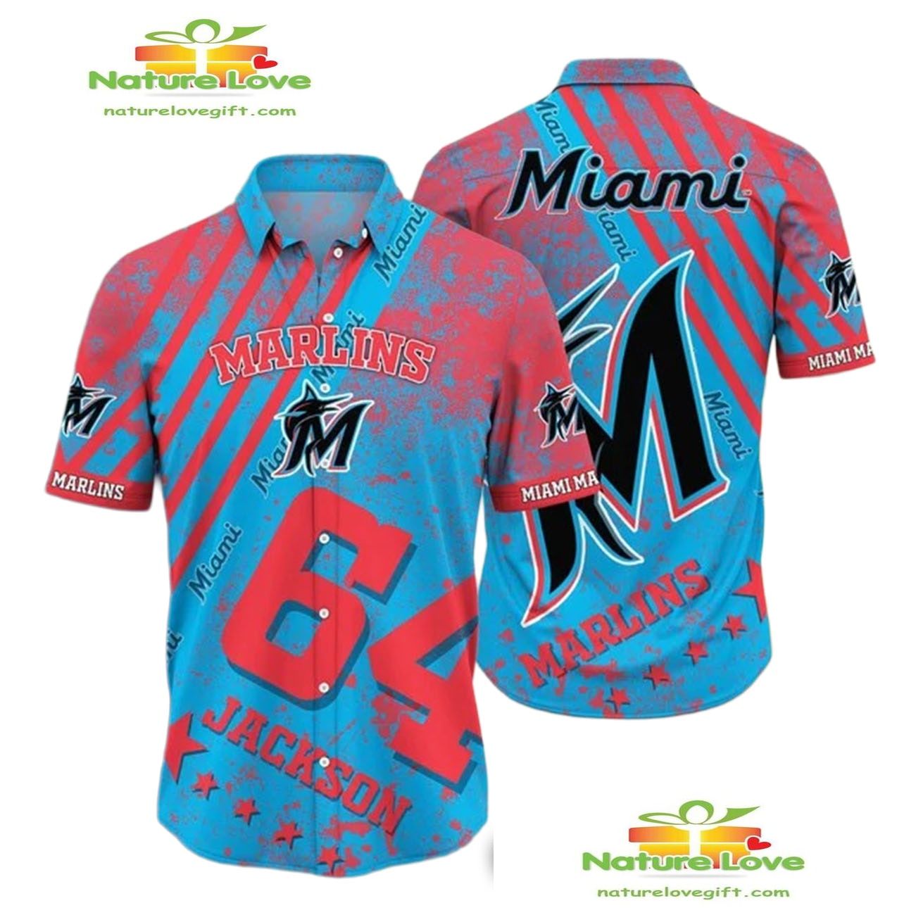 Miami Marlins Aloha Shirt Personalized Hawaiian Shirt DT-W5GQKUTW