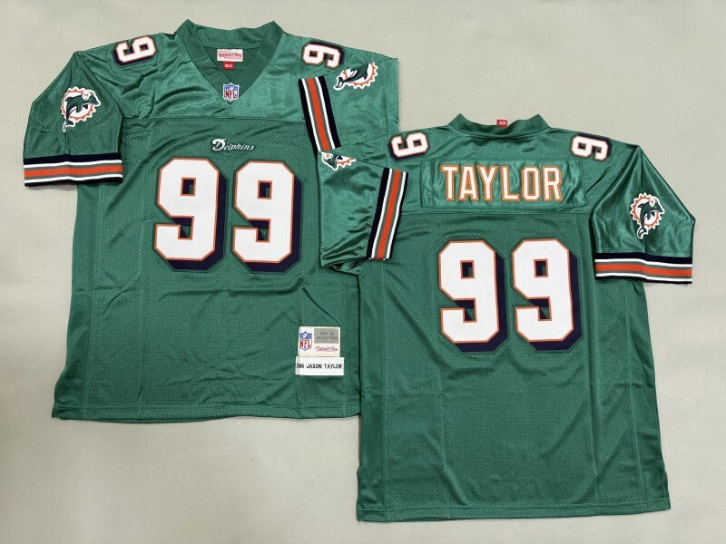 Miami Dolphins #99 Jason Taylor Miami Dolphins Style 1
