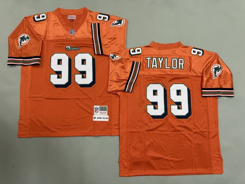 Miami Dolphins #99 Jason Taylor Miami Dolphins Style 2