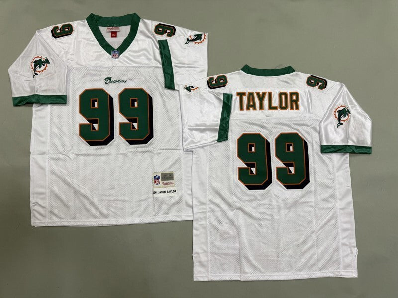 Miami Dolphins #99 Jason Taylor Miami Dolphins Style 3