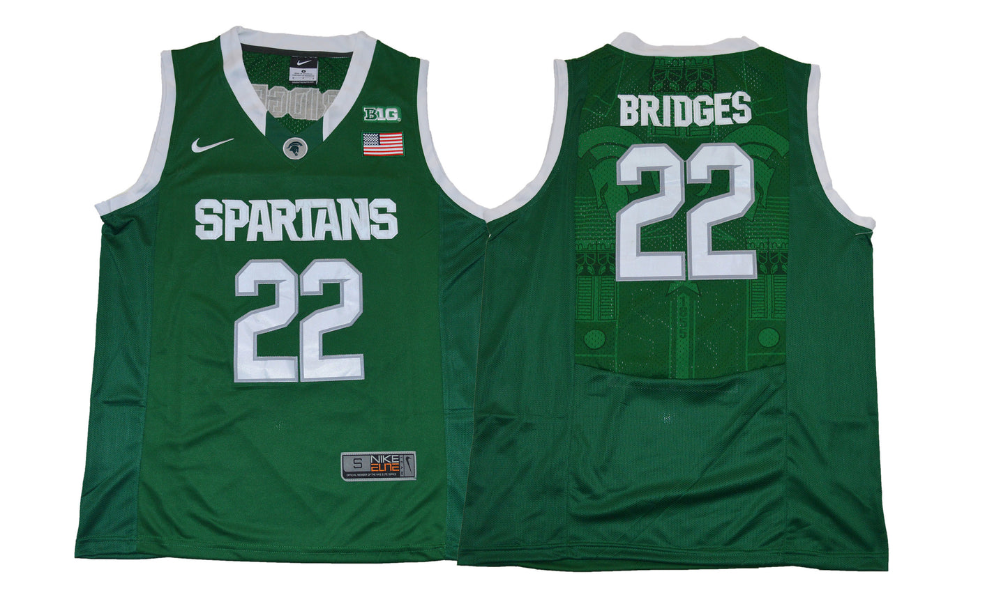 Michigan State Spartans 22 Dark Green