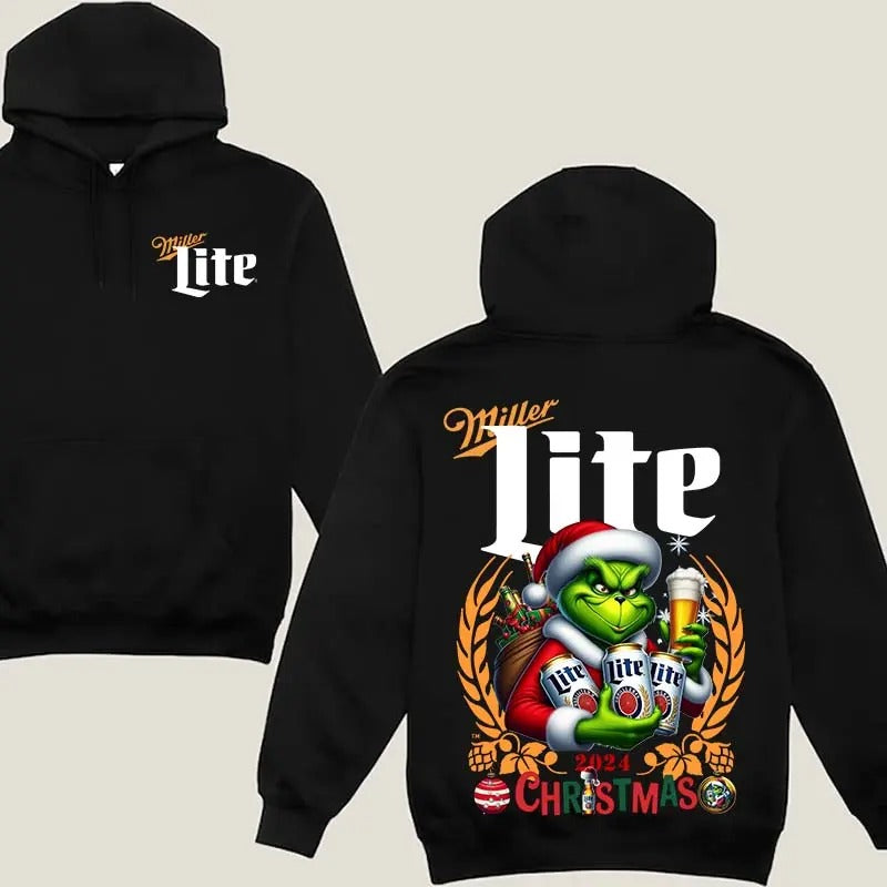 Miler Lite Christmas Hoodie, Christmas Shirt, Miler Lite Shirt, Christmas Sweatshirt, For Men, For Women | InkThreadWorks.com