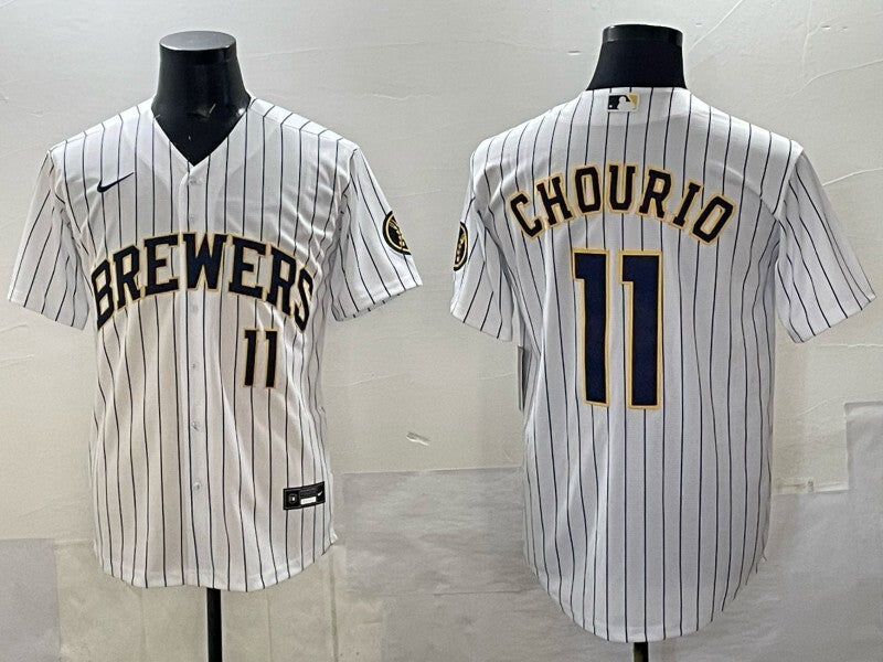 Milwaukee Brewers #11 Jackson Chourio Brewers Adult Style 3