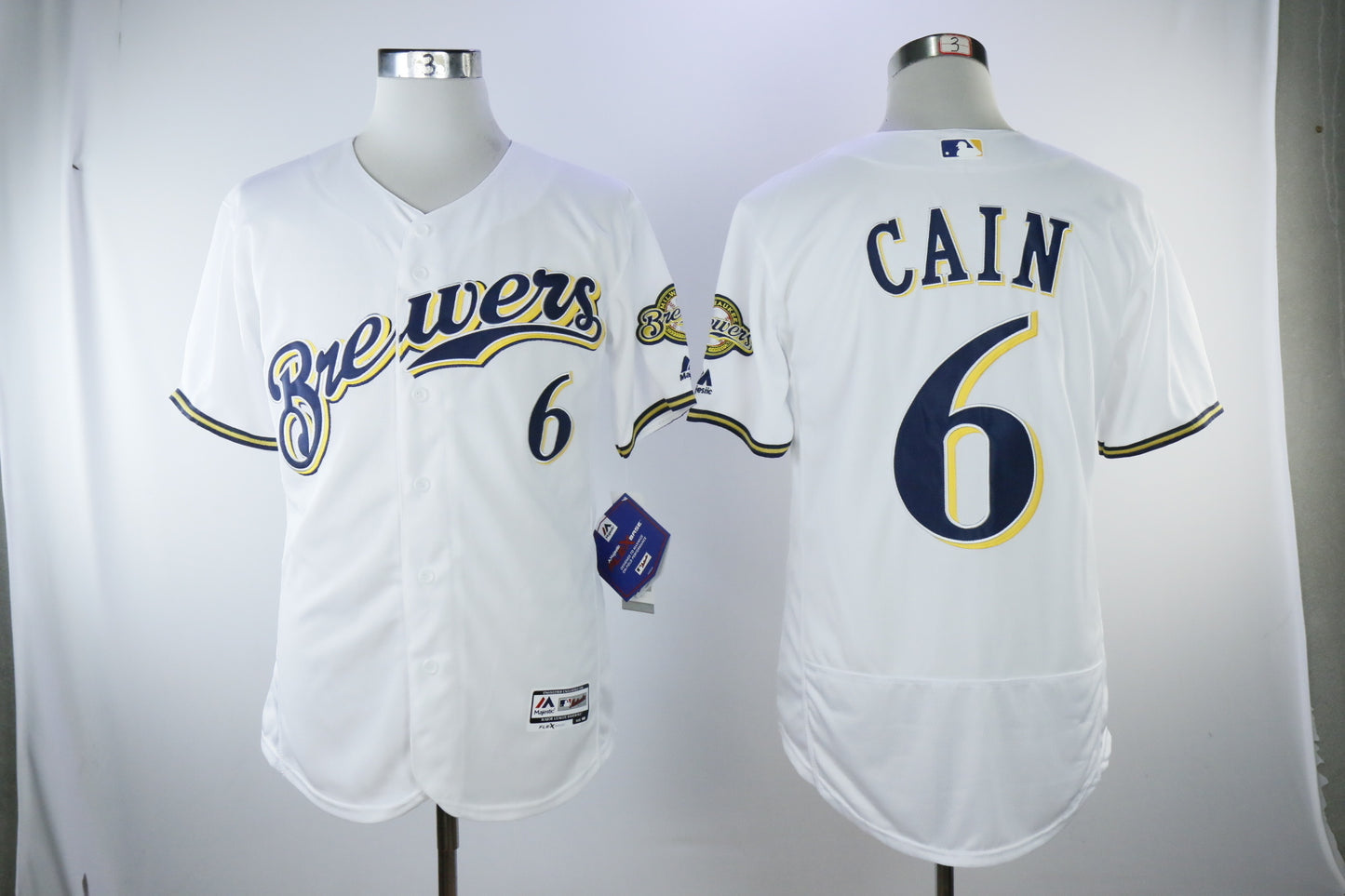 Milwaukee Brewers #6 Lorenzo Cain Style 2
