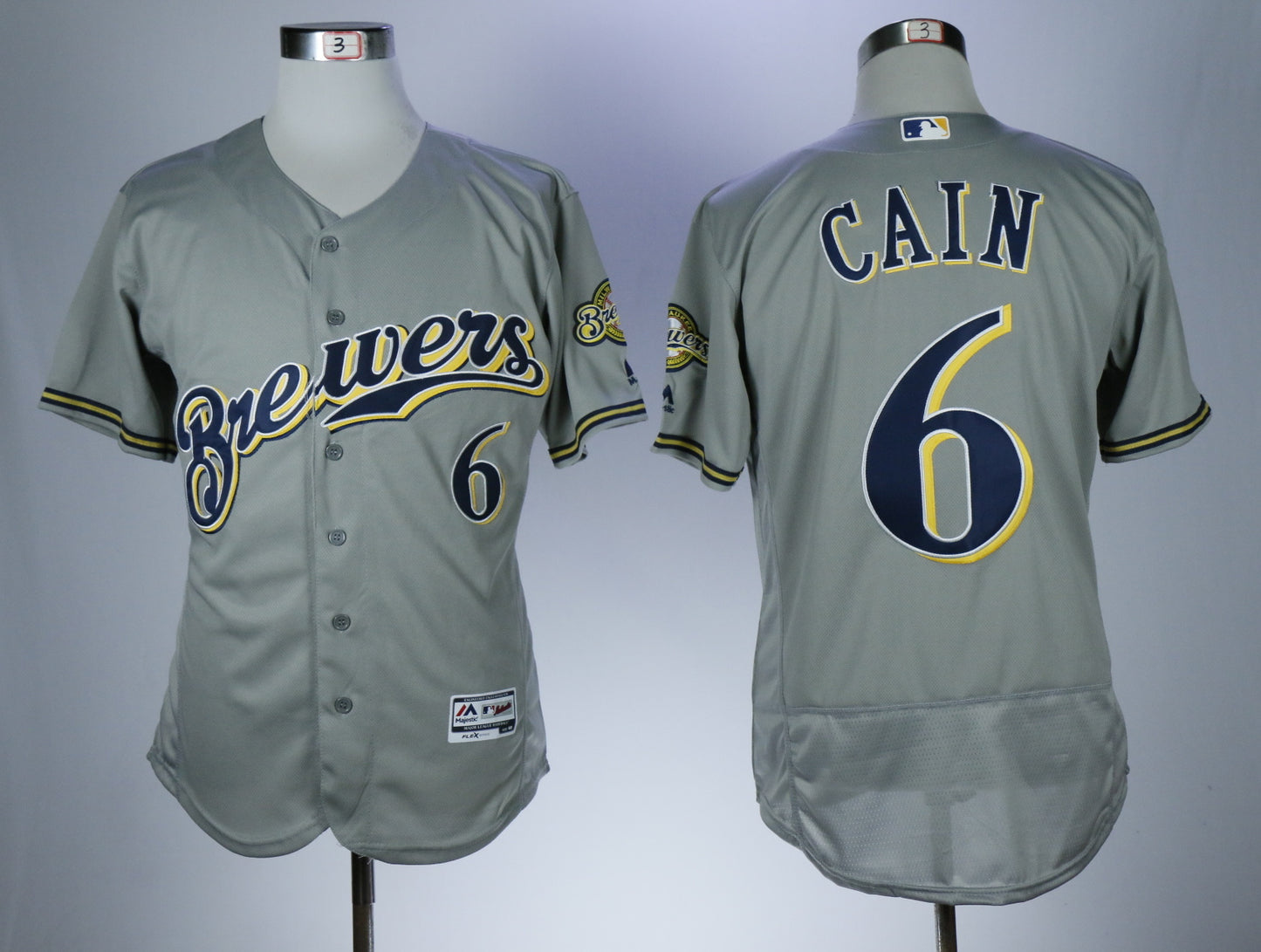 Milwaukee Brewers #6 Lorenzo Cain Style 4
