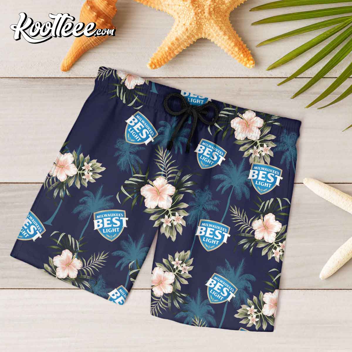 Milwaukee’s Best Light Beer Hawaiian Shirt And Shorts