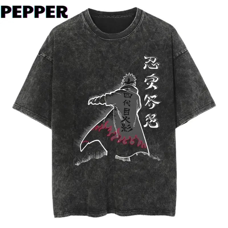 Minato Vintage Washed Shirt Menswear Top Underwear Tshirt Hoodie, Sweatshirt | InkThreadWorks.com