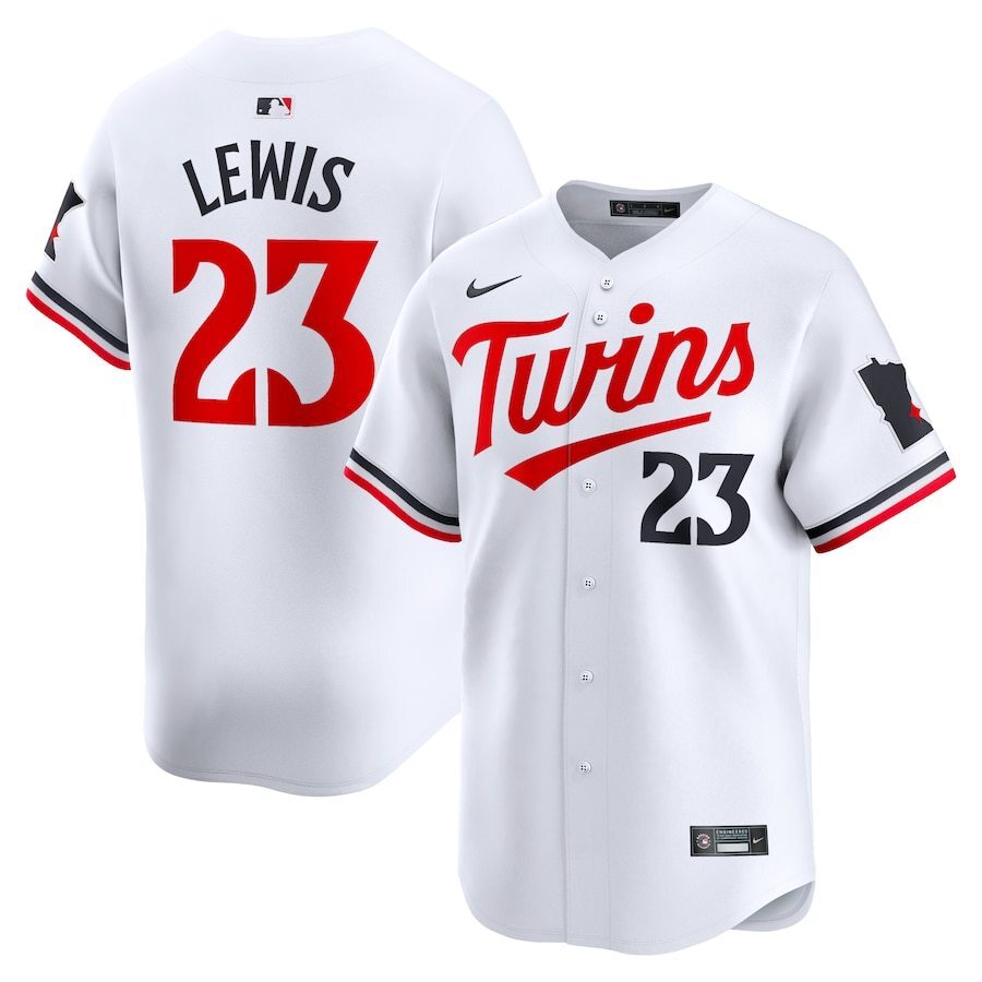 Minnesota Twins #23 Royce Lewis Home Limited Player Jersey - White