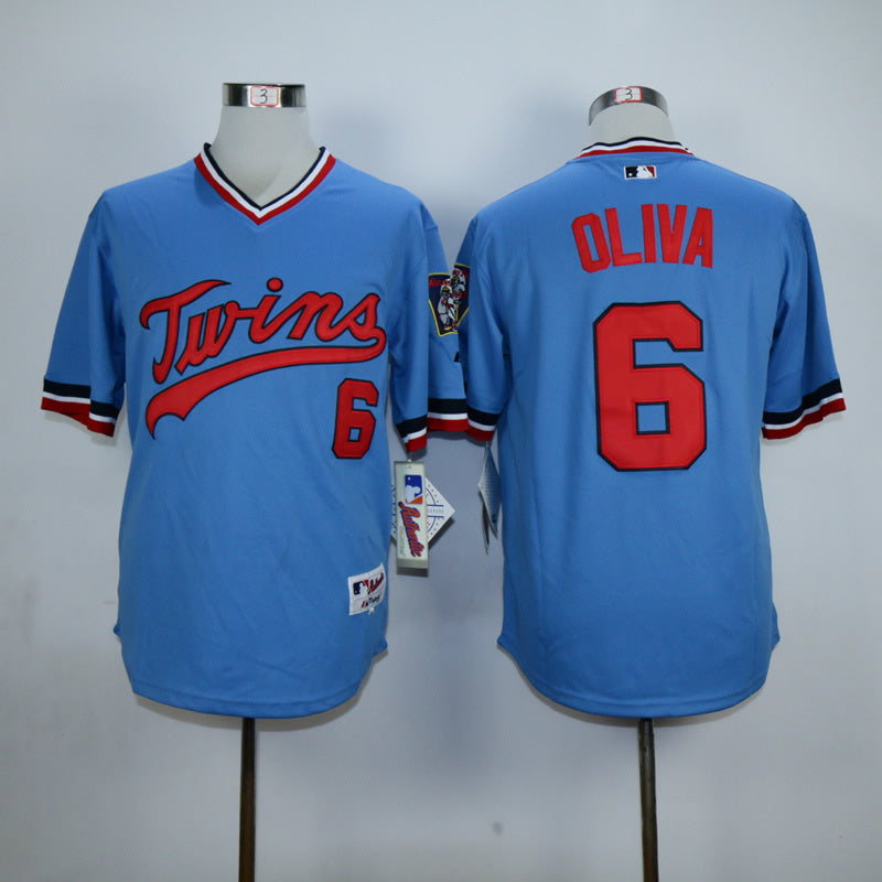 Minnesota Twins #6 Tony Oliva Throwback Jersey