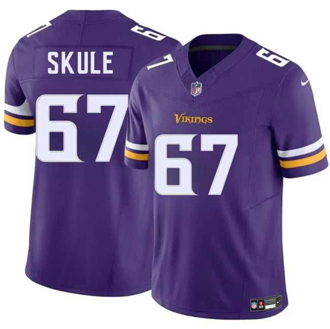 Minnesota Vikings #67 Justin Skule Purple 2025 F.U.S.E. Vapor Untouchable