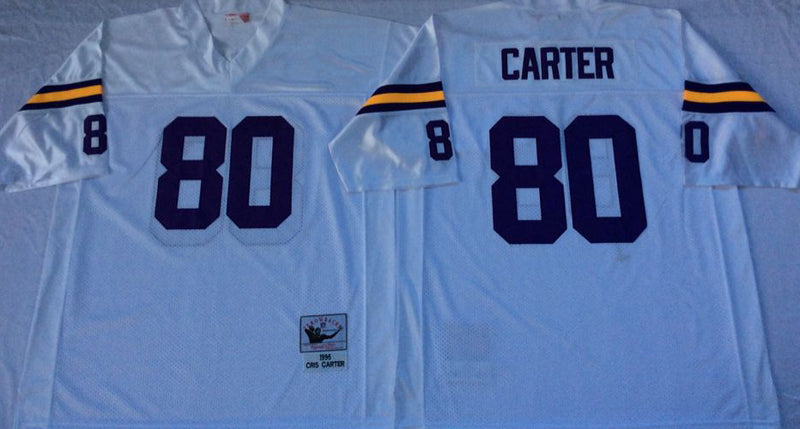 Minnesota Vikings #80 Cris Carter Throwback 1