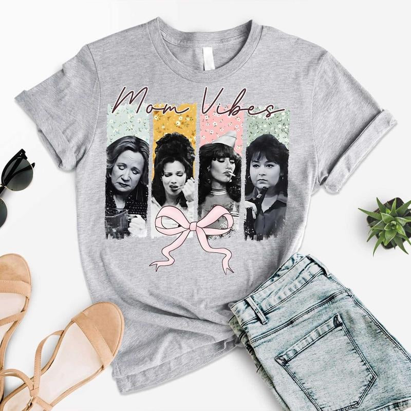 Mom Vibes Shirt, Funny Mom Life Shirt, Retro Mother Shirts, Mother's Day Gift, Cool Mom Gifts