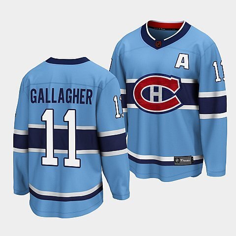Montreal Canadiens #11 brendan-gallagher-blue-special-edition-2.0-breakaway-player-jersey
