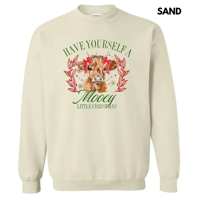 Mooey Little Christmas Sweatshirt 'NLB' T-Shirts, Hoodie | InkThreadWorks.com