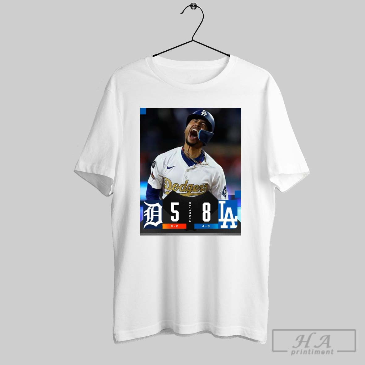 Mookie Betts Walks It Off Mlb Los Angeles Dodgers Win 8 5 Detroit Tigers Final