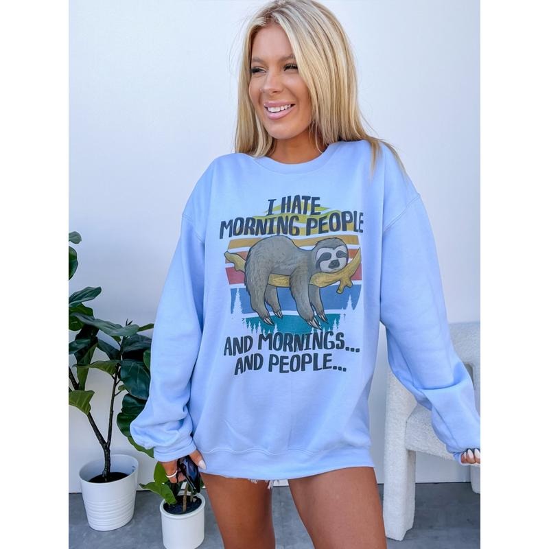 Morning People Graphic Top