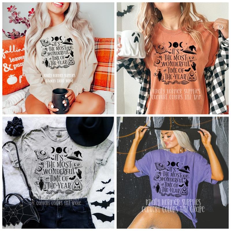 Most Wonderful Time Of The Year Halloween Tee or Sweatshirt Hoodie | InkThreadWorks.com