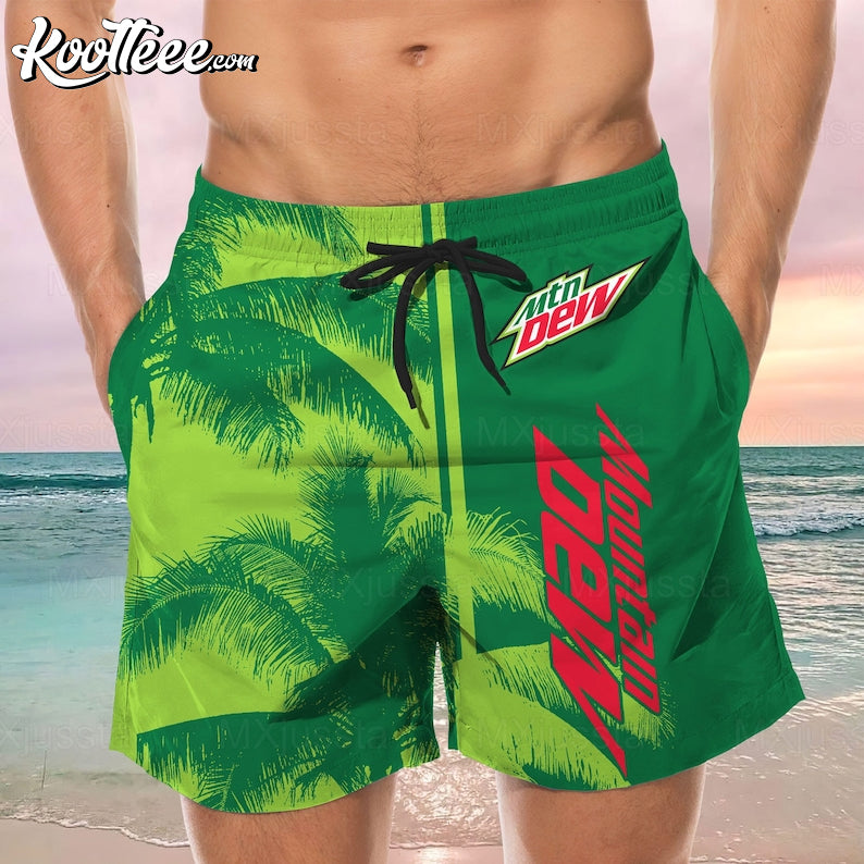Mountain Dew Hawaiian Shirt And Shorts #2