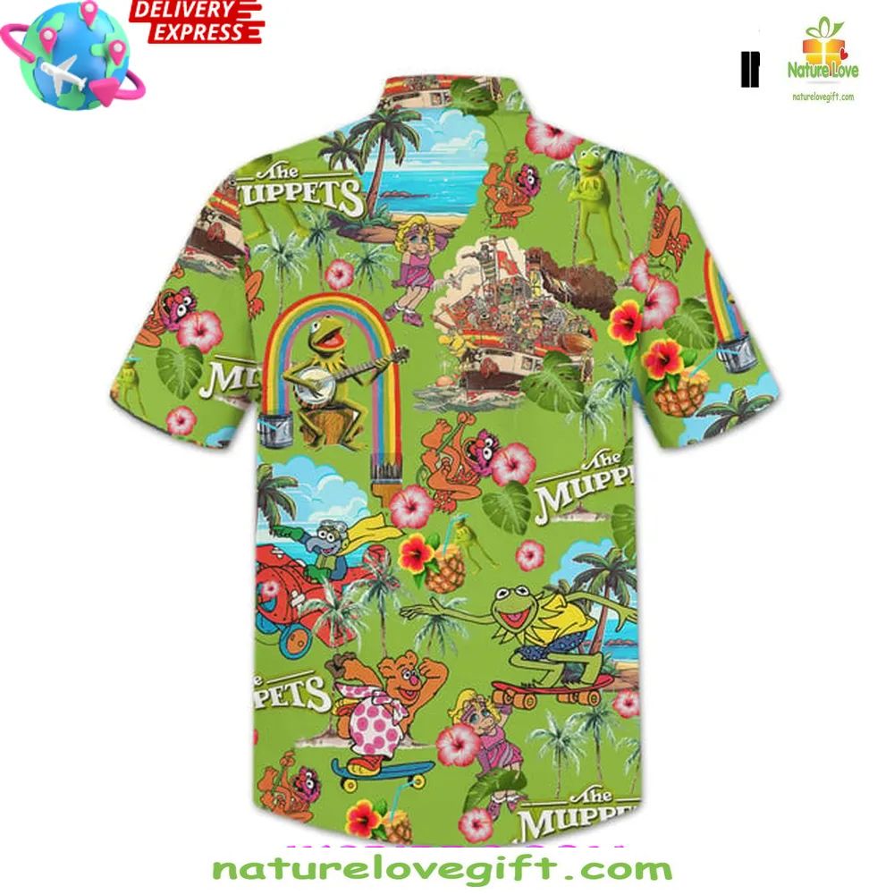 Muppets Hawaiian Shirt Tropical Design