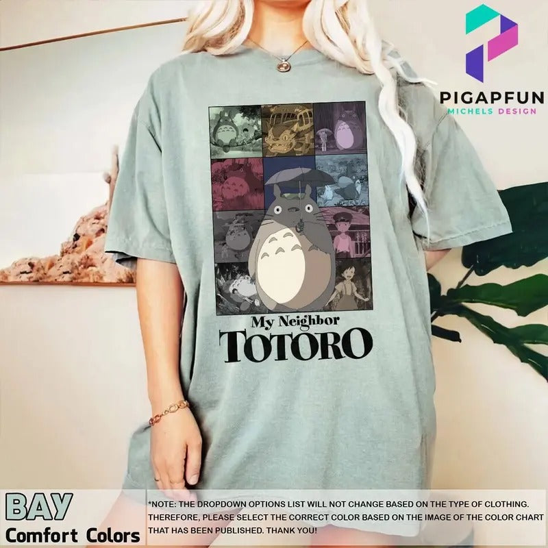 My Neighbor Totoro Shirt Ghibli Era Tour Shirt Ghibli Cartoon Shirt Hayao Miyazaki Shirt Anime Shirt