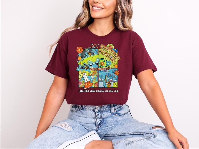 Mystery Machine of Diagnostics Shirt, Lab Week 2025 Shirt, Lab Gift, Mystery Machine Shirt, Funny Medical Lab Week Shirt, Lab Tech Shirt