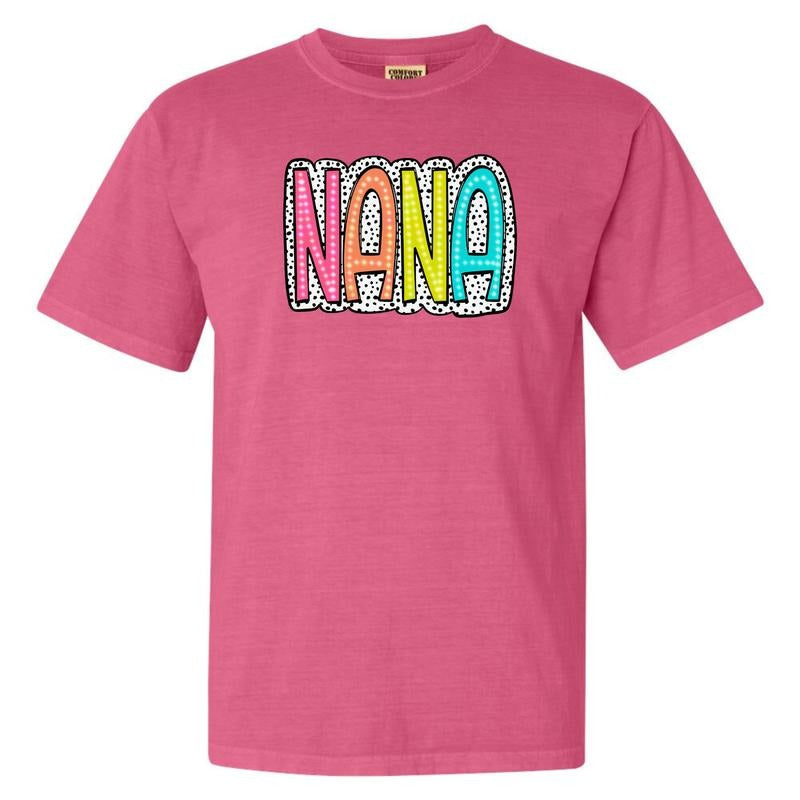 NANA Neon Spotted Comfort Colors T-Shirt *NLB* Hoodie, Sweatshirt | InkThreadWorks.com