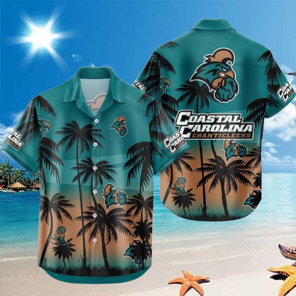 NCAA Coastal Carolina Chanticleers Hawaiian Shirt Tropical Fan Gear