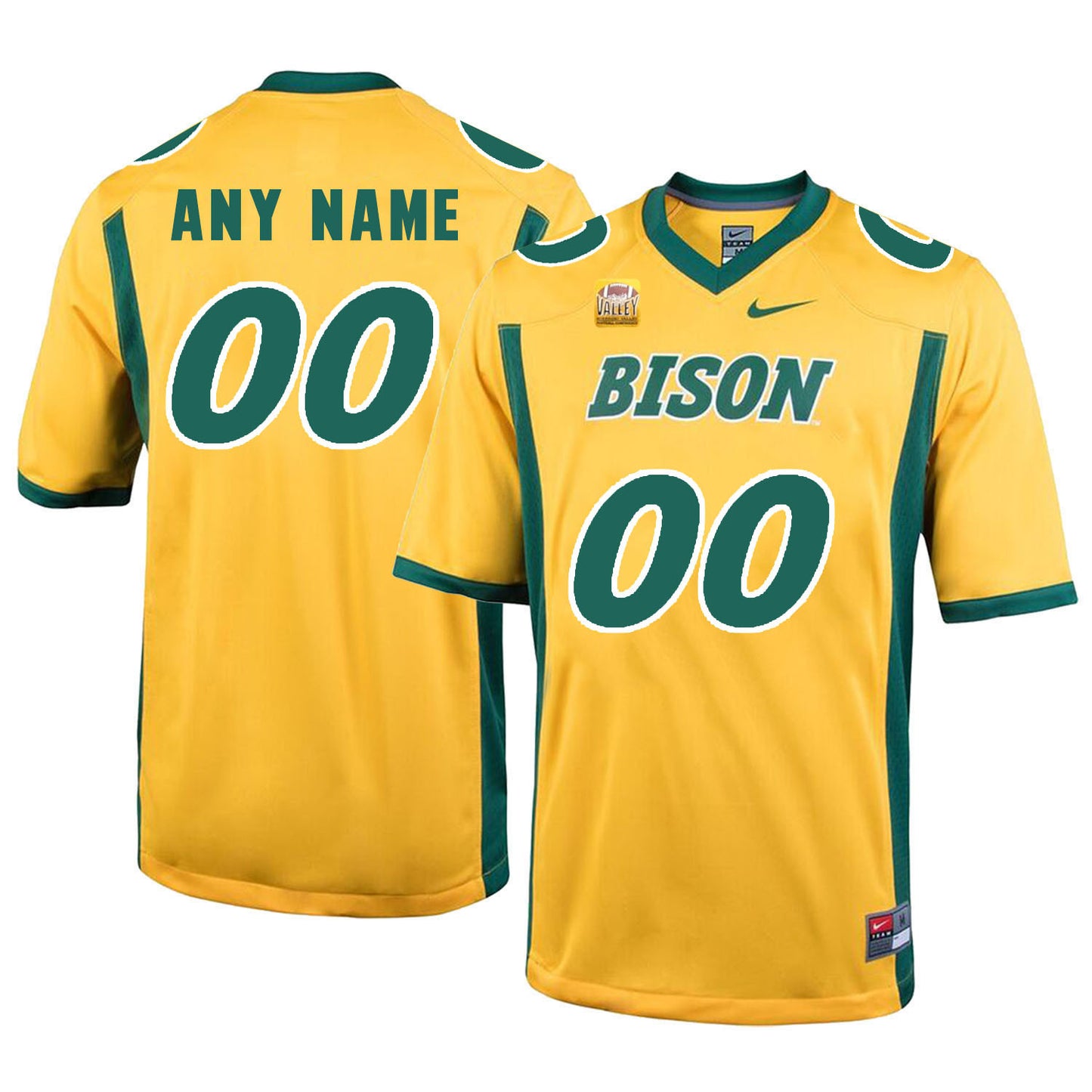 NDSU Any Name 00 Gold
