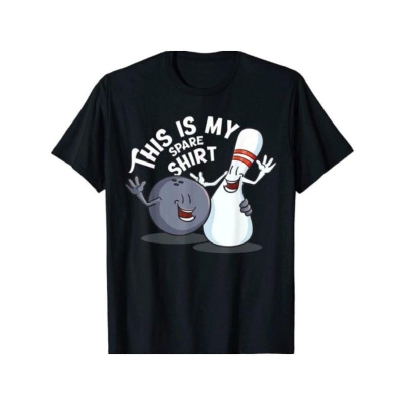 NEW! Funny This Is My Spare Bowling Game Gift Men T-Shirt - MADE IN USA Made in USA