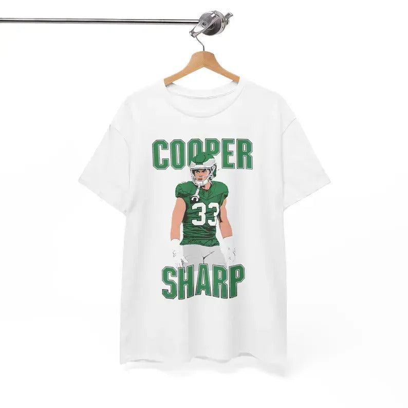 NEW Cooper DeJean Philadelphia Cooper Sharp Football Graphic Tee Shirt Unisex