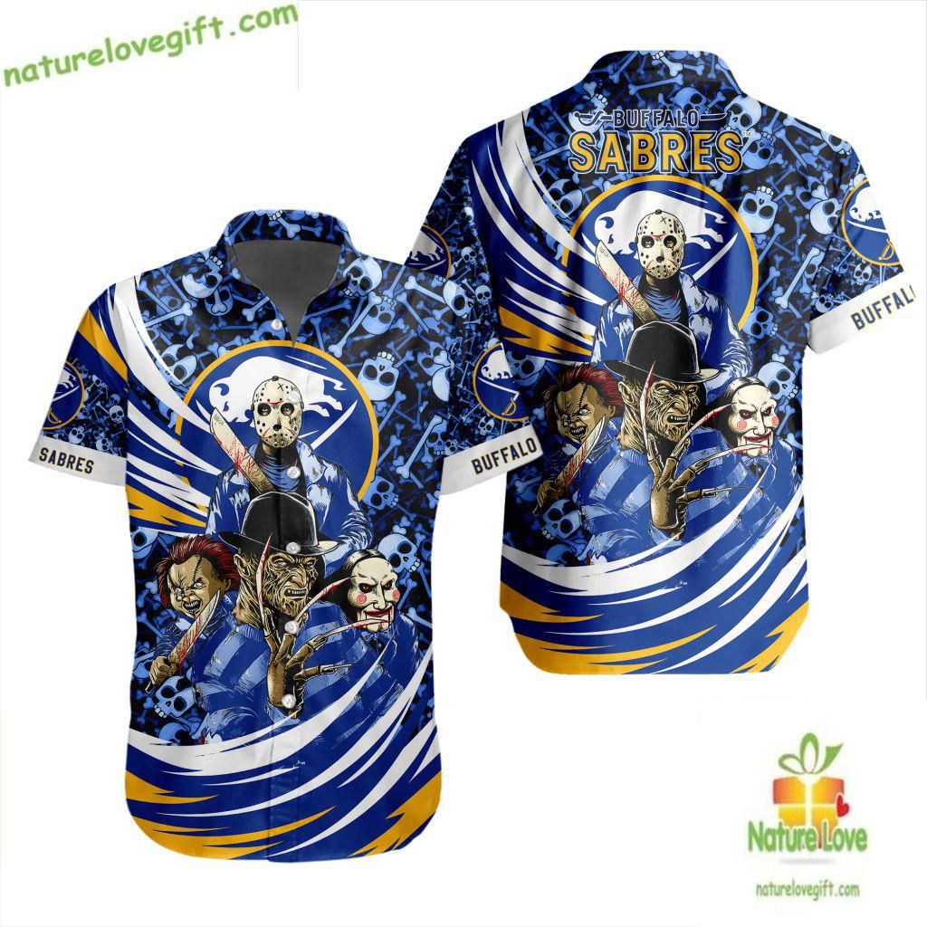 Buffalo Sabres Hawaiian Shirt Halloween Hockey Fan Gift LV6E9C62466B9B8841