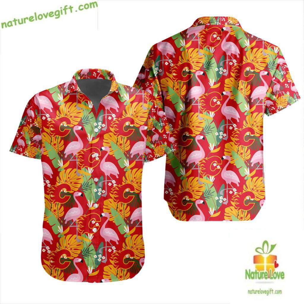 Calgary Flames Hawaiian Shirt Flamingo Button Up Shirt LV D3231846F801AFE