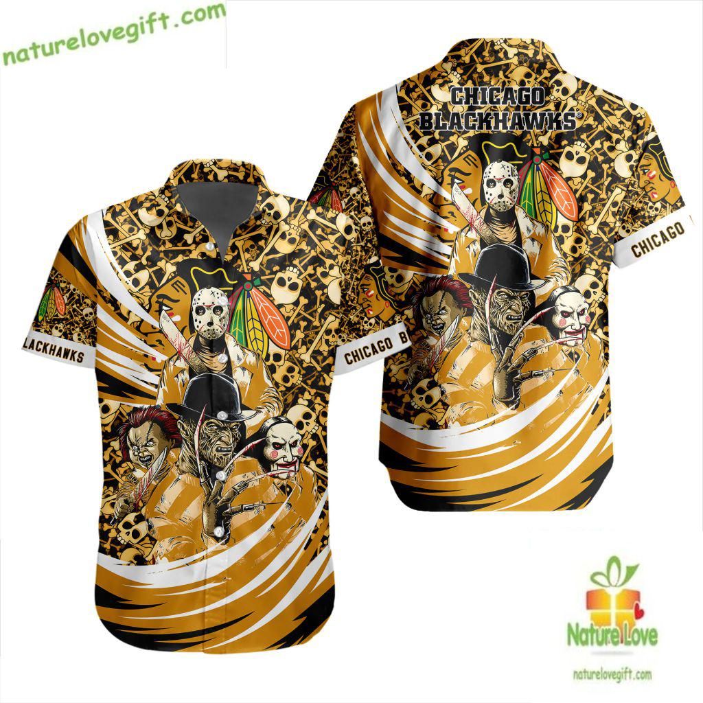 Chicago Blackhawks Halloween Hawaiian Shirt LV316FBDAEE4EBE5D0