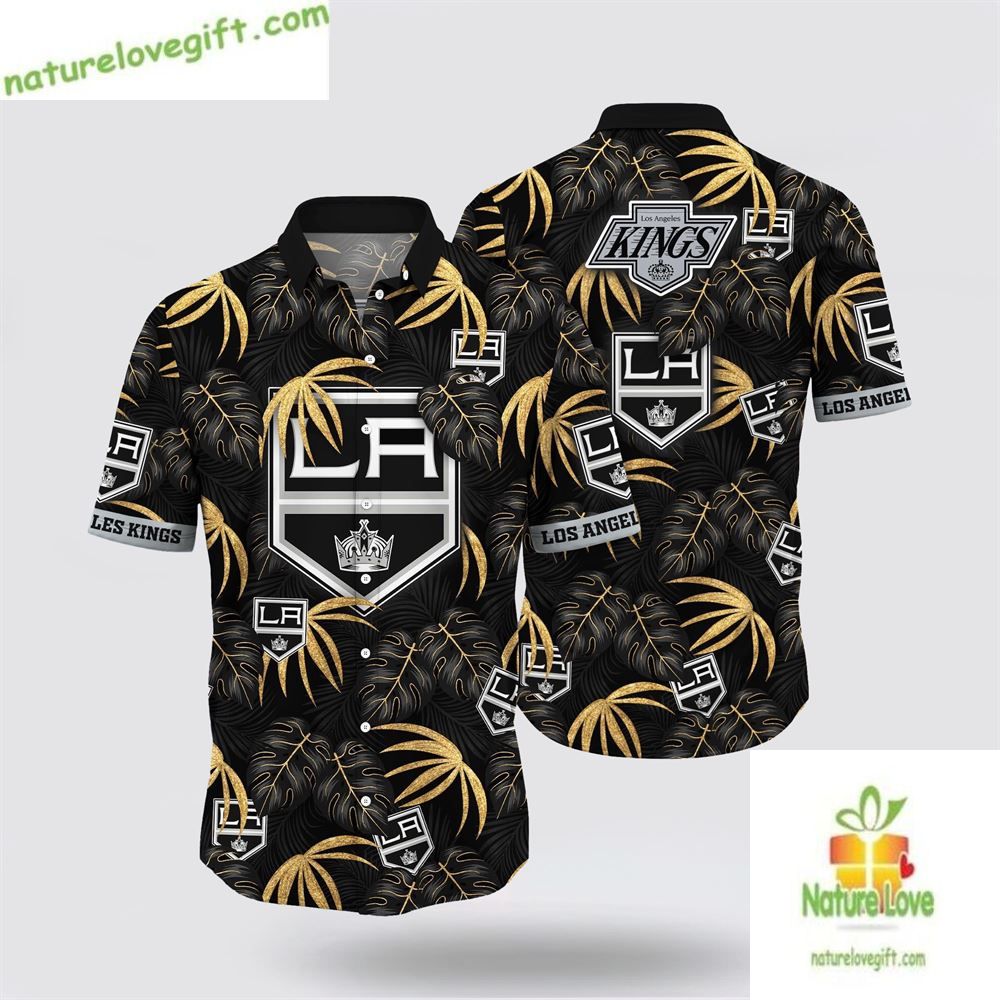 Los Angeles Kings Hawaiian Shirt Tropical Summer Aloha Shirt LV WPWOLBN3
