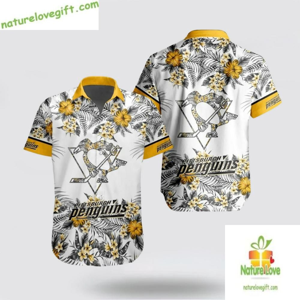 Pittsburgh Penguins Hawaiian Shirt NHL Beach Vibe Aloha Style