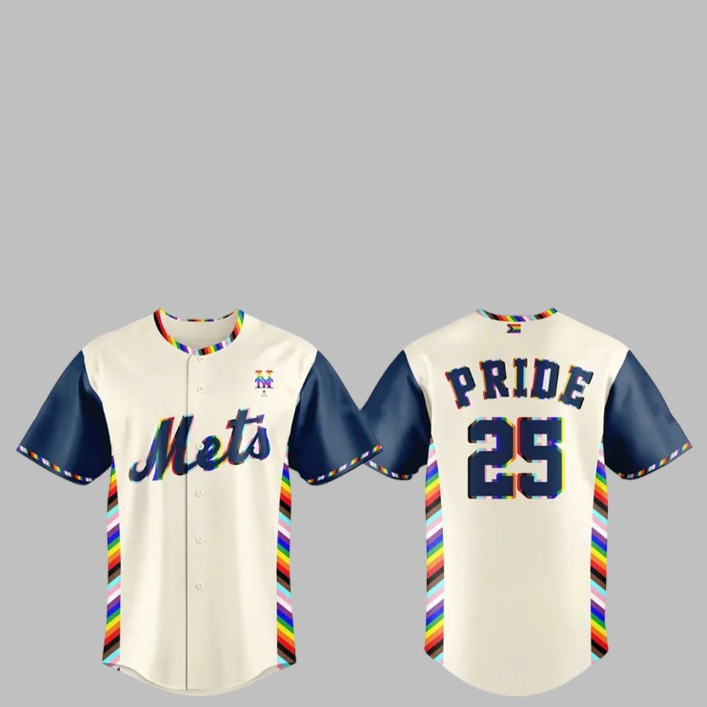 NY Mets Happy Pride Month 2025 Jersey - Grishko.com