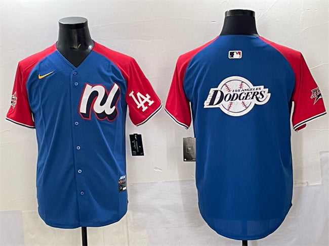 National League Los Angeles Dodgers Team Big Logo Blue Red Alternate 2025 All-Star
