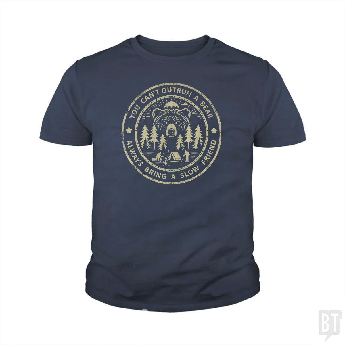 You Can't Outrun A Bear Kids Shirt