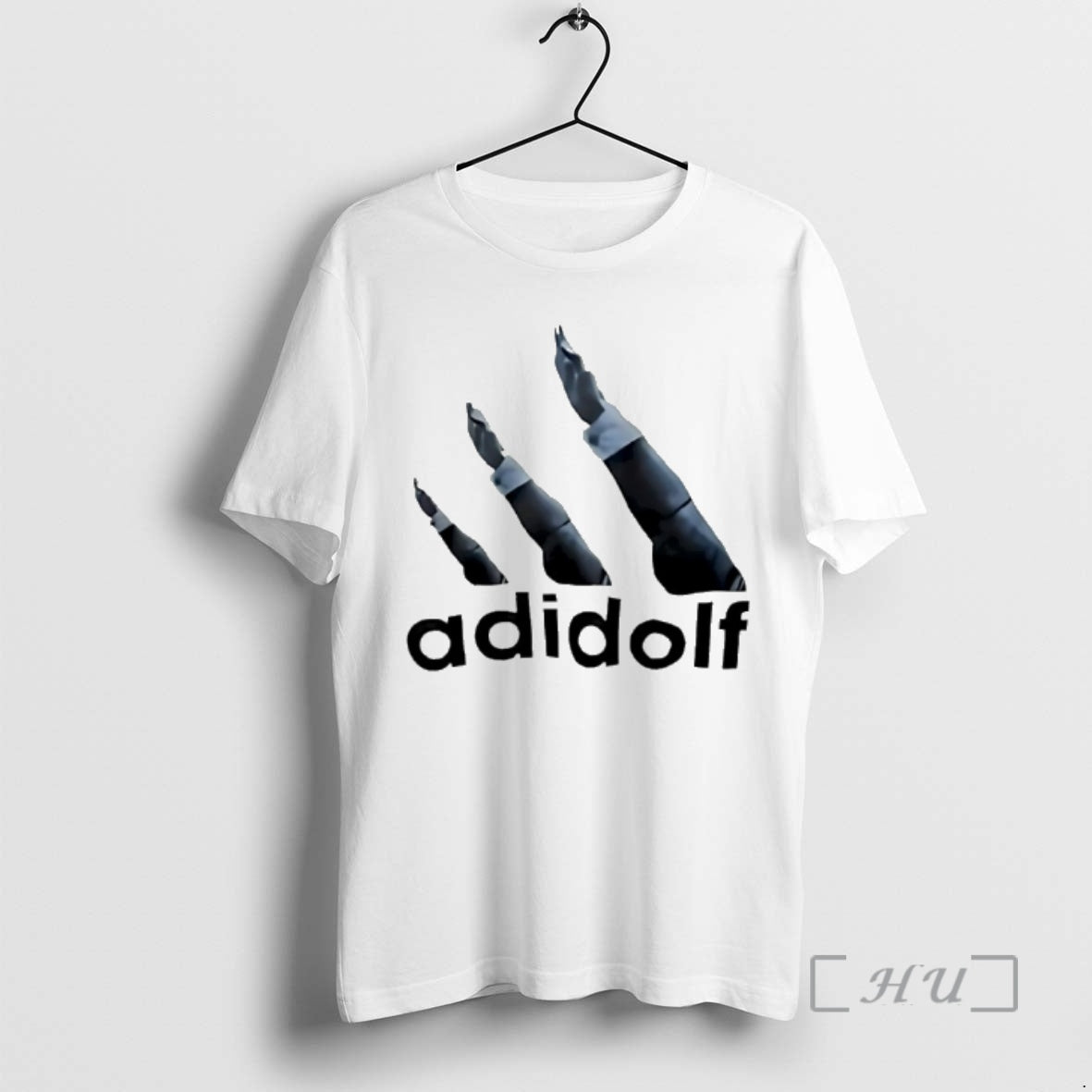 New Adidolf Logo Parody Hand T-Shirts, Hoodie, Sweatshirt | InkThreadWorks.com
