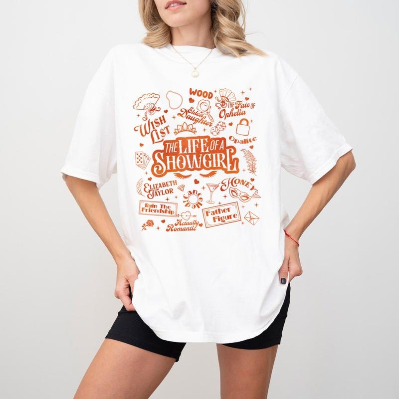New Album 2025 Traclist Shirt, In My Sh0wg1rl Shirt, Music Fan Gift Hoodie, Sweatshirt | InkThreadWorks.com
