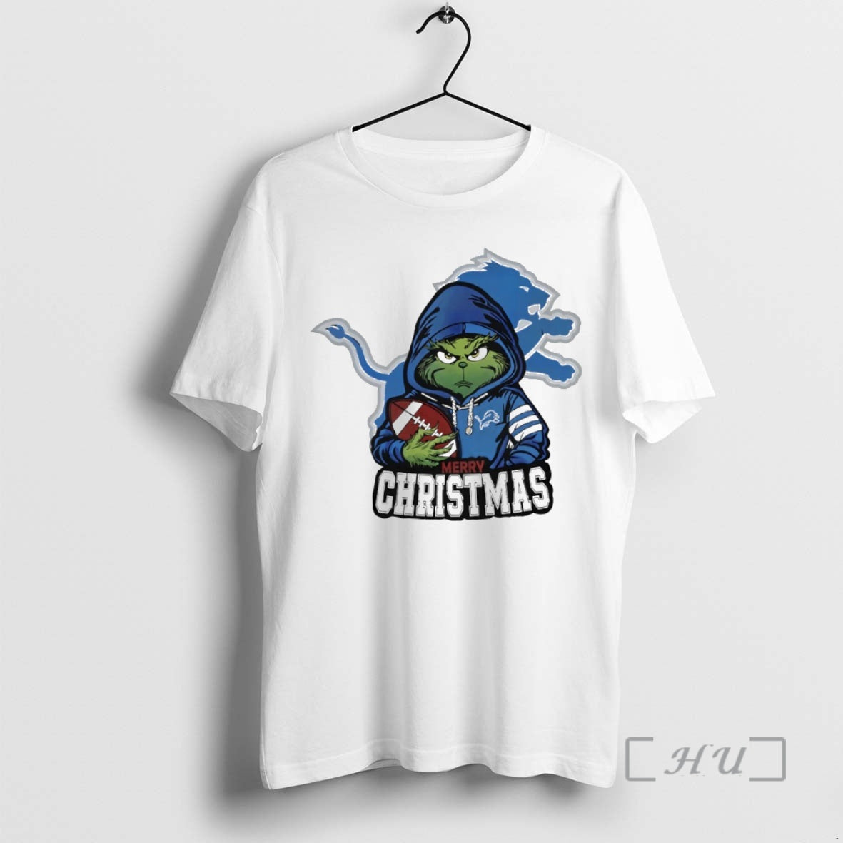 New Grinch Detroit Lions Merry Grinchmas Football Christmas Circle T-Shirts, Hoodie, Sweatshirt | InkThreadWorks.com