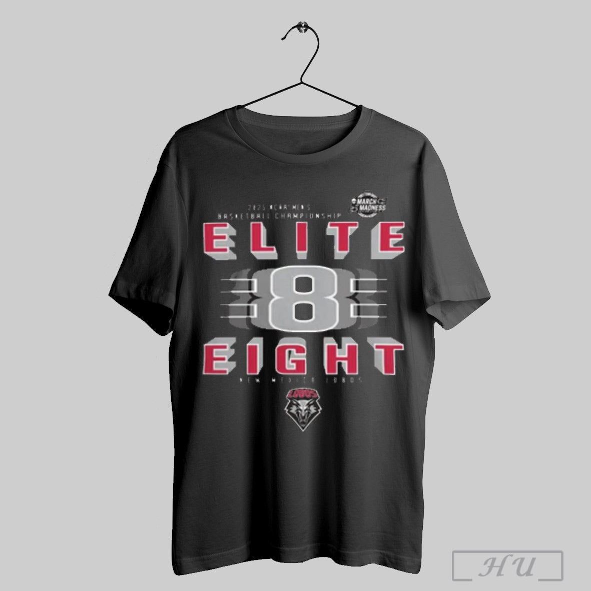 New Mexico Lobos 2025 Ncaa Mens Basketball Championship March Madness Elite Eight T Shirts