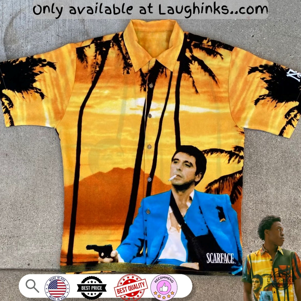 New Reason Scarface Tony Montana Hawaiian Shirt Reprinted