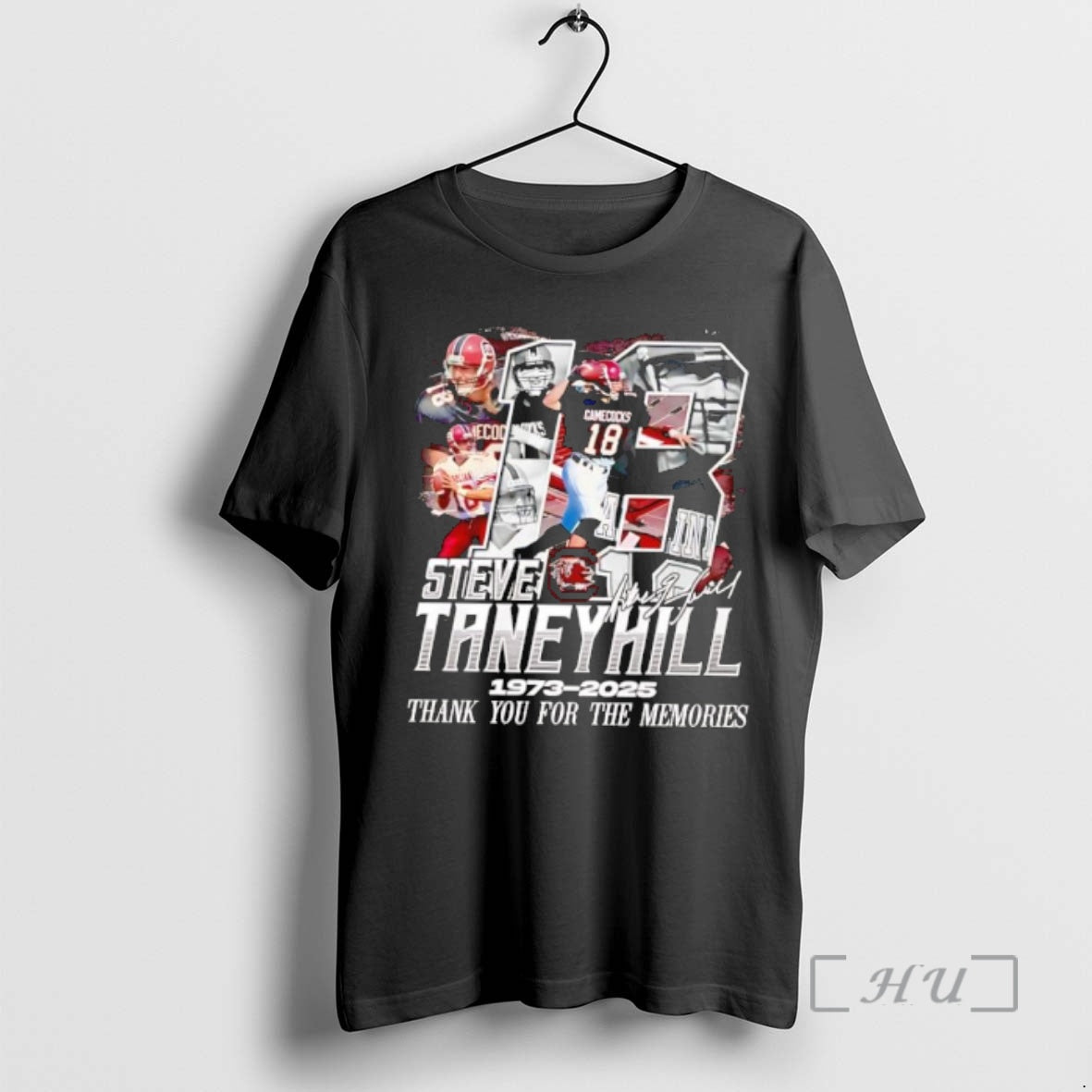 New South Carolina Gamecocks Steve Taneyhill 1973 2025 T-Shirts, Hoodie, Sweatshirt | InkThreadWorks.com