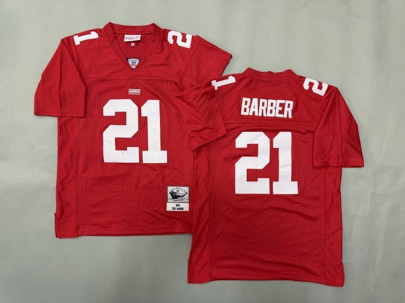 New York Giants #21 Tiki Barber New York Giants Style 2