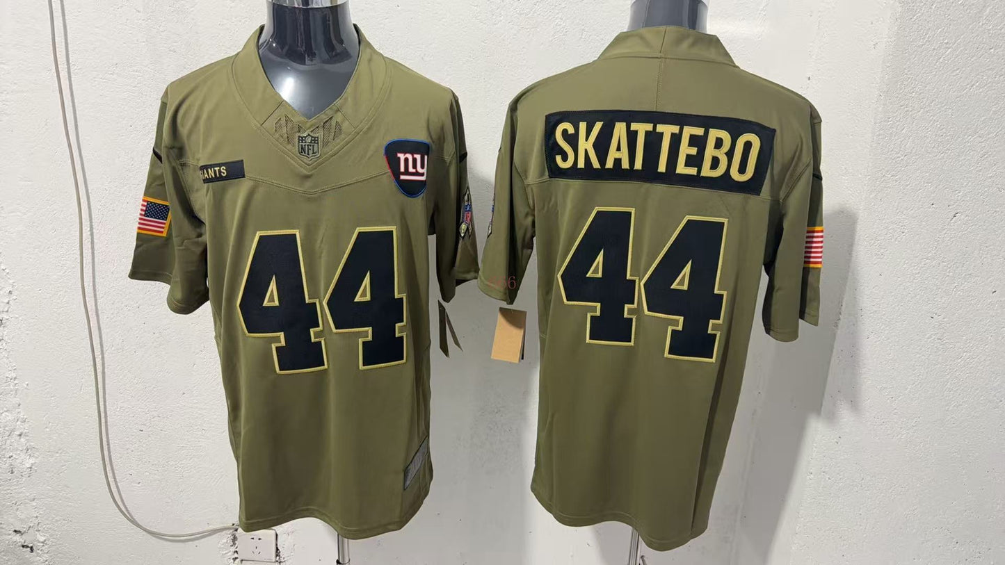 New York Giants #44 Cam Skattebo Style 1