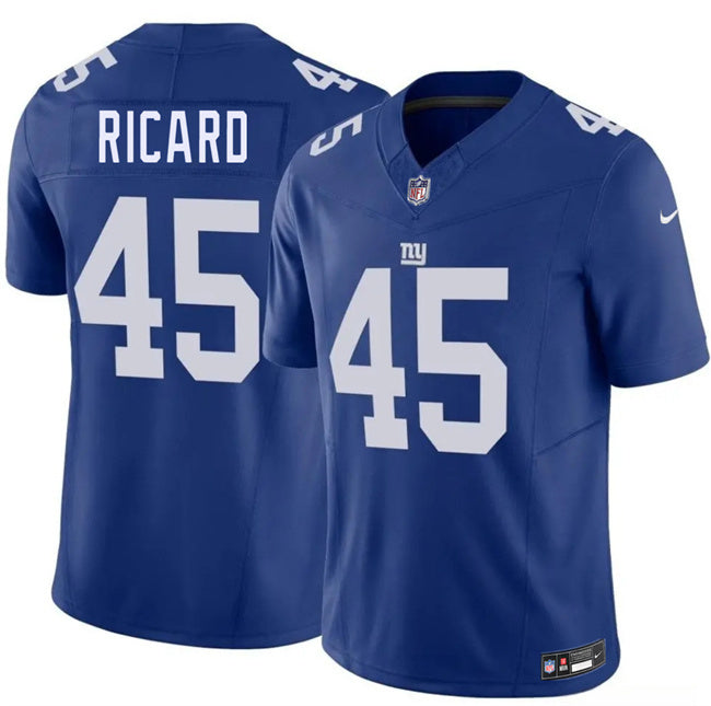 New York Giants #45 Patrick Ricard Blue 2026 F.U.S.E. Vapor Untouchable Limited