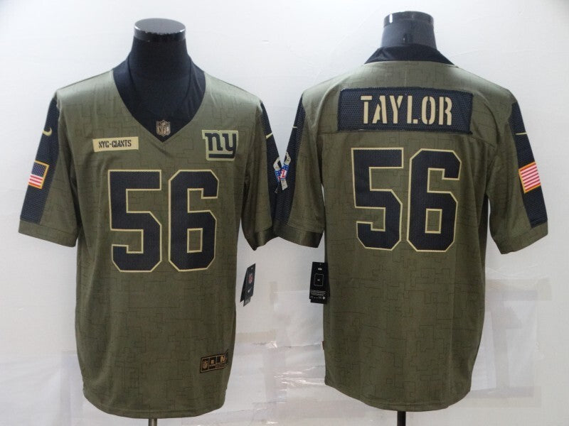 New York Giants #56 Lawrence Taylor 2021 Salute to Service