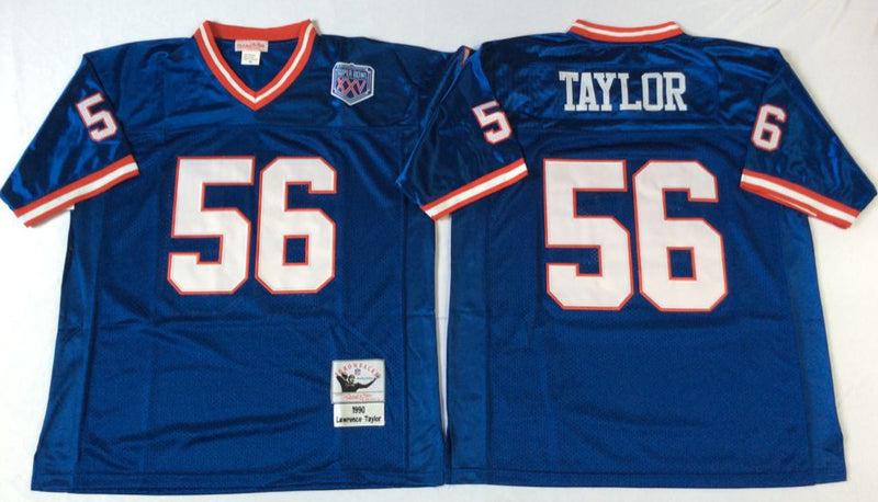 New York Giants #56 Lawrence Taylor Throwback Style 2