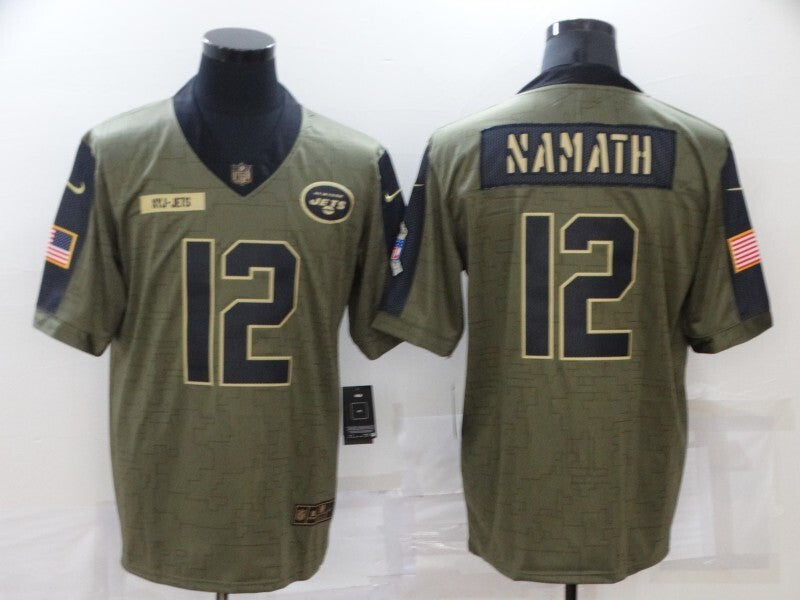 New York Jets #12 Joe Namath 21 Salute 857